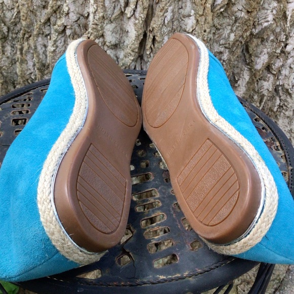 JUDITH RIPKA Olivia*(7M) WOMEN’S Leather Suede Espadrilles Jeweled in Turquoise. - Picture 4 of 8